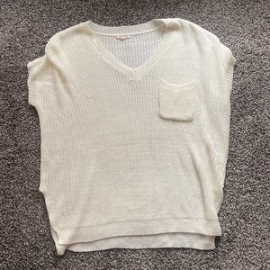 Oversized sweater vest